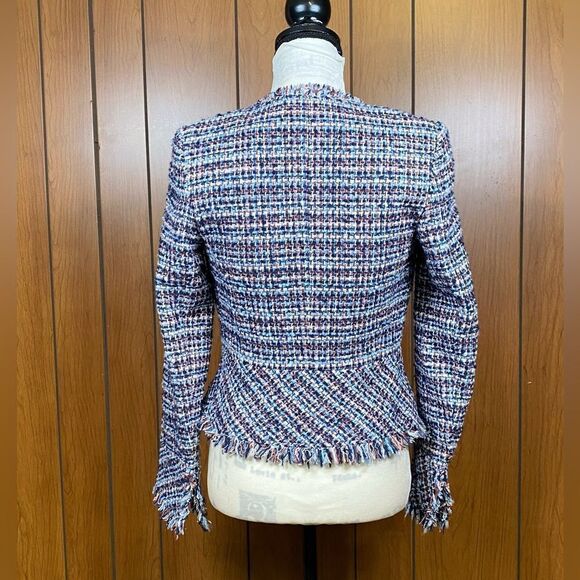 Derek Lam 10 Crosby Elizabeth Tweed Peplum Jacket size 00 - Picture 10 of 13